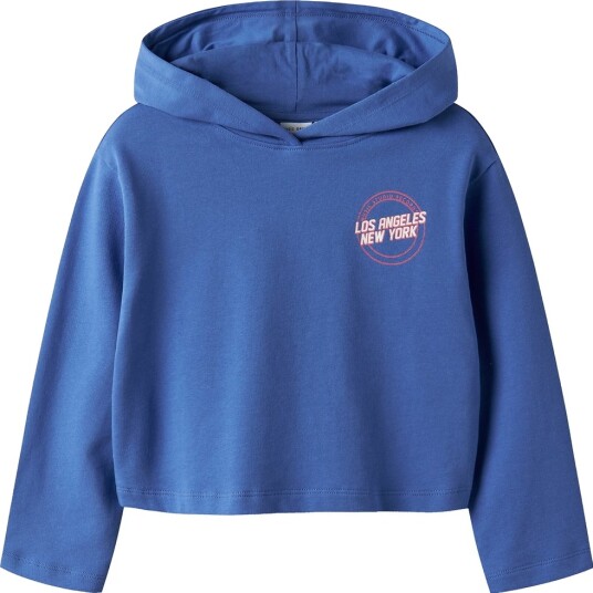 Name It Hettegenser NkfViala Amparo Blue/Music Studio Name It 6 år 116 Hettegenser Blå