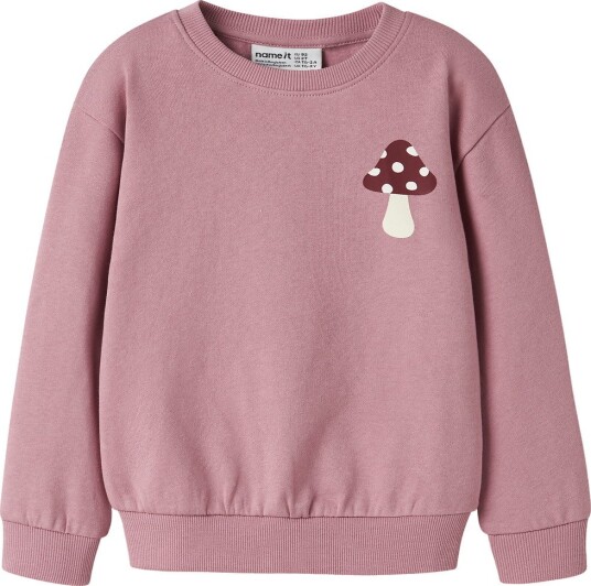 Name It Collegegenser NmfVasacha Syrin/Sopp Name It 4 år (104) Collegegenser Rosa