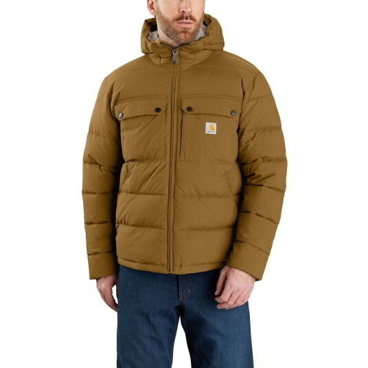 Carhartt Midweight Winter Jacket Men Oak Brown M Carhartt Midweight Winter Jacket Men Oak Brown M