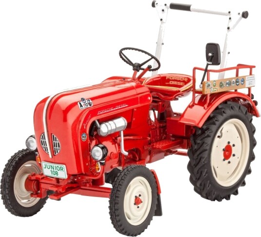 Revell Porsche Junior 108 Traktor Farming Simulator Modellbil 1:24 Rød