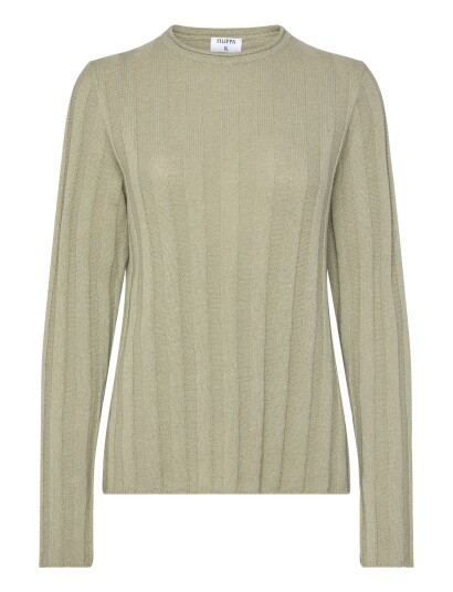 Filippa K Linen Rib Sweater Khaki green S