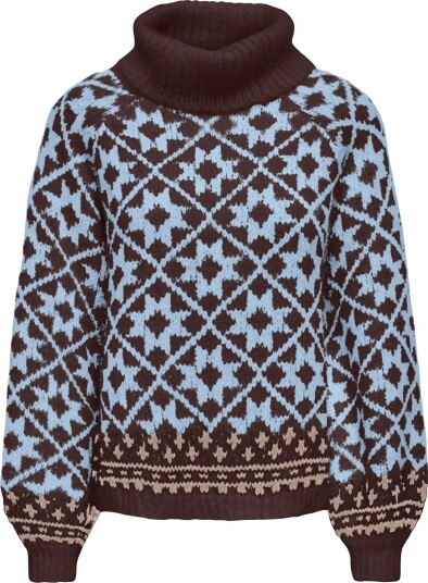 ONLY Onlcaro Ls Rollneck Cc Knt COFFEE BEAN M