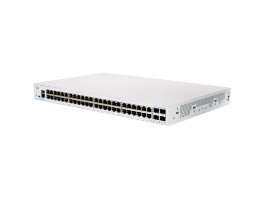 Cisco Business 250 Series Cbs250 48T 4G   Switch   L3   Smart   48 X 10/100/1000 + 4 X Gigabit Sfp   Rackmonterbar   Gjenfabrikert