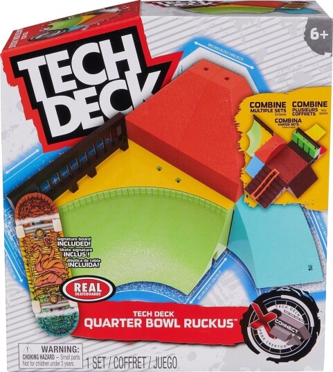 Maki Tech Deck X-Connect Ultra Hip Jump Skateboard Figurer - Multi/mønster