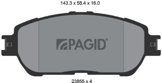 PAGID T1828N Bremseklosser