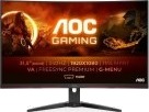 AOC C32G2ZE 31.5" Buet Gamingskjerm 240Hz FHD Sort/Rød