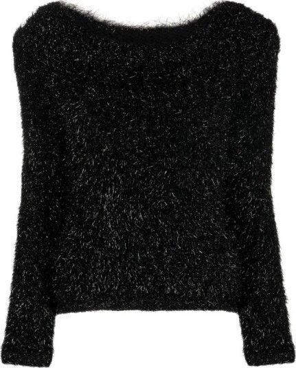 Alberta Ferretti Dame Strikkevarer Svart M,