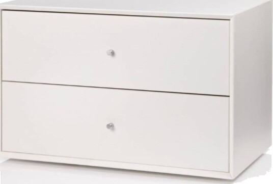 The Box Modul Medium 2 Skuffer 58cm Grafittgrå