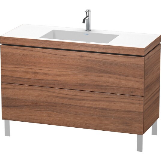 Duravit L-Cube Servantskap m/2 skuffer 1200x698x480 mm Natur Valnøtt