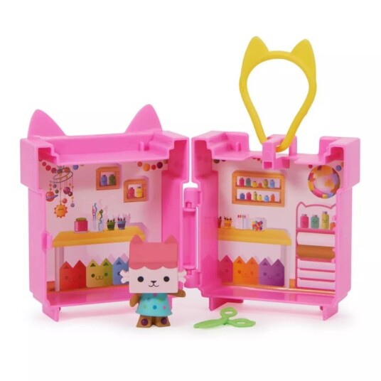 Gabby's Dollhouse Mini Clip-On Lekesett - Baby Box Cat
