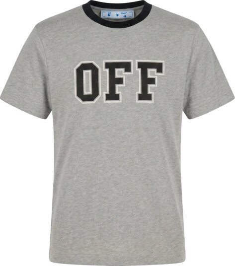 Off White Herre Topper Grå XS,