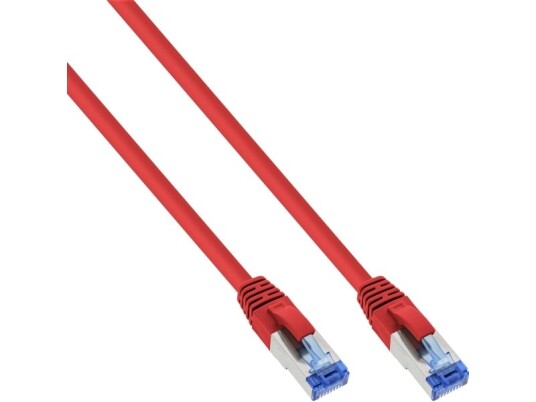 Inline 76821R 0,25 M Cat6a S/Ftp S-Stp Rj-45 Rj-45 Rød