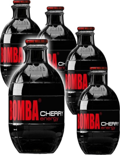 12 stk Bomba Cherry Energy 3000 ml   Hel Eske