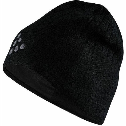 Craft Adv Windblock Knit Hat Black Black S/M Craft Adv Windblock Knit Hat Black Black S/M