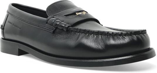 Tommy Hilfiger Hilfiger Brushed Leather Loafer Black 44