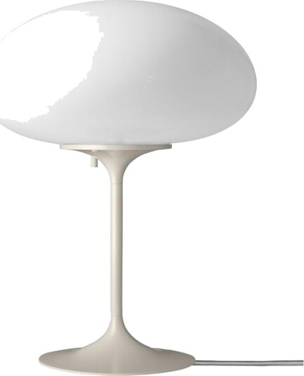 Gubi Stemlite Bordlampe H42 Pebble Grå/Opal Gubi Stemlite Bordlampe H42 Pebble Grå/Opal