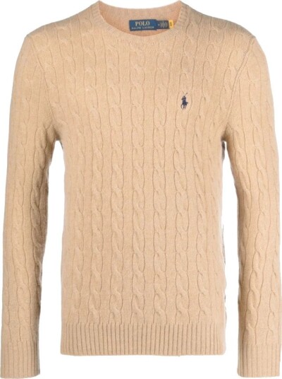 Ralph Lauren Polo  Herre Strikkevarer Beige L