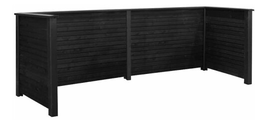 Renovasjonsskjul Klink Profil PLUS 377 x 108 cm PEFC Renovasjonsskjul Klink Profil PLUS 377 x 108 cm PEFC