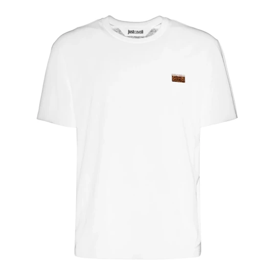 Just Cavalli Herre Topper Hvit L, Just Cavalli Herre Topper Hvit L,