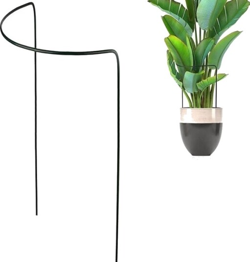 Bradas Støtte Til Planter Ringstøtte 1/3 Ring Ringdiameter 40 Cm / Høyde 115 Cm