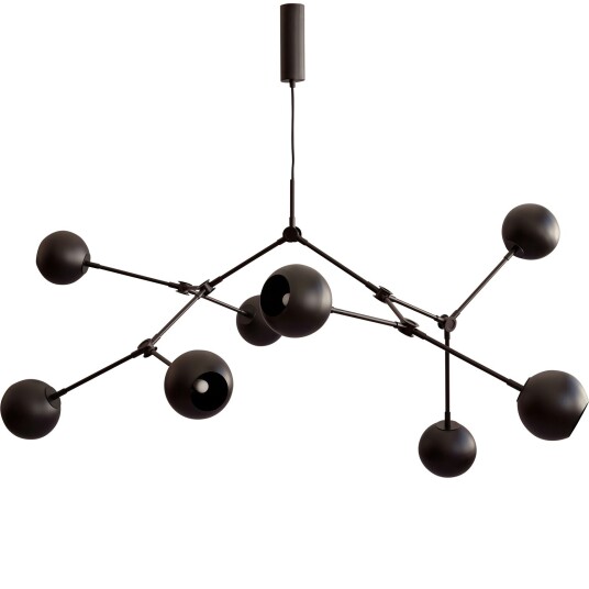 101 Copenhagen Drop Globe Lysekrone Burnt Sort