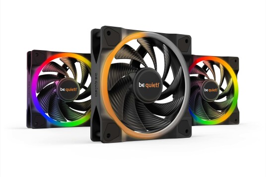 be quiet! Light Wings 120mm PWM Vifter 3-pakning med RGB LED belysning