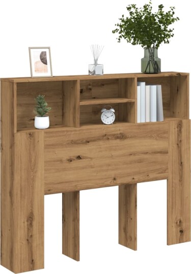  Hodegavl med hyller artisan tre 120x19x103,5 cm konstruert tre 8721158442062