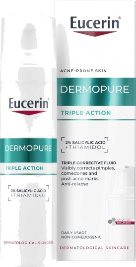 Eucerin DermoPure Triple Action Ansiktsserum 40 ml for Akneutsatt Hud Eucerin DermoPure Triple Action Ansiktsserum 40 ml for Akneutsatt Hud