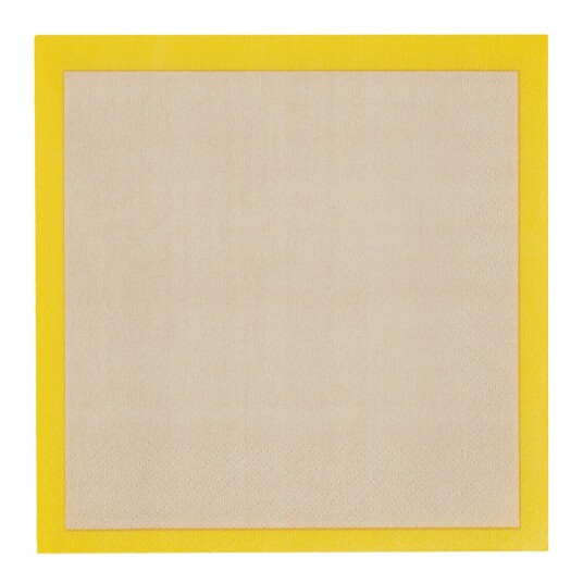 iittala   Play serviett 33x33 cm 20 stk beige/gul