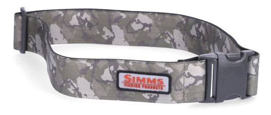 Simms Wading Belt 2"" Regiment Camo Carbon