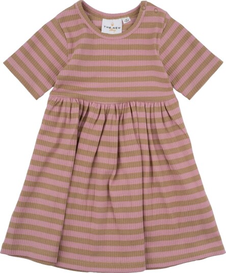 The New Kjole TnsFro Rib Rosa Nektar The New 1½ år 86 Kjole Brun