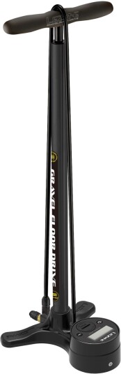 Lezyne Gravel Digital Drive Fotpumpe Svart