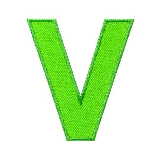Bokstaver V NSF Bokstav V Grønn
