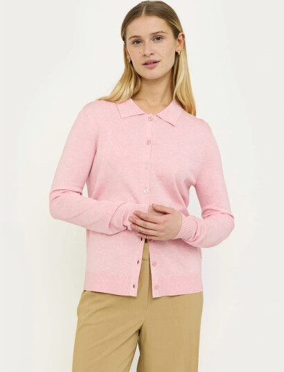 Soft Rebels Srmarla Collar Cardigan Knit   Pink   M