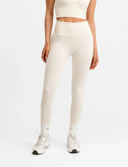 Drop of Mindfulness Seamless Scrunch Tights Cream XL Drop of Mindfulness Seamless Scrunch Tights Cream XL