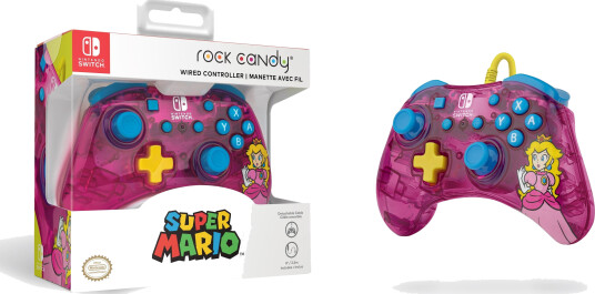 Rock Candy Wired Controller Peach Rock Candy Wired Controller Peach