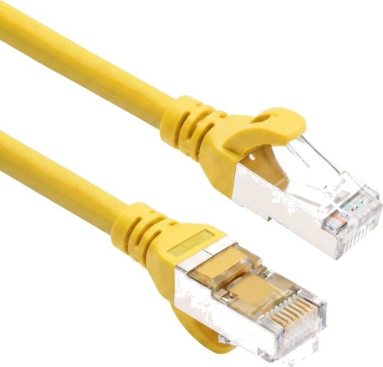 ACT Nettverkskabel Cat6A S/FTP TPE RJ45 Ultrafleksibel 3 m Gul