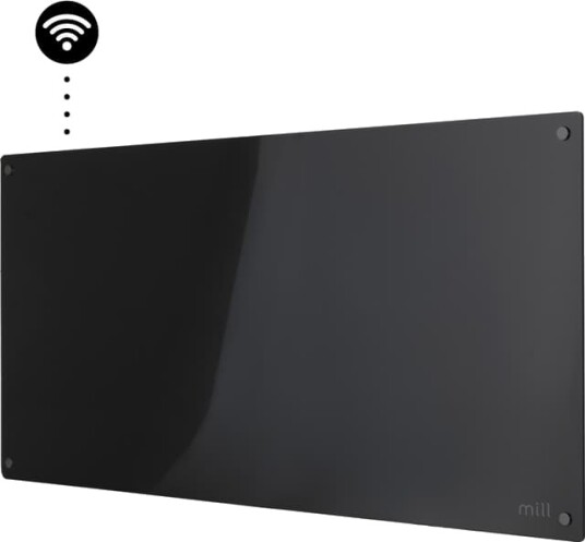 Mill Glass Smart WiFi panelovn GL1300WIFI4BLACK sort Mill Glass Smart WiFi panelovn GL1300WIFI4BLACK sort