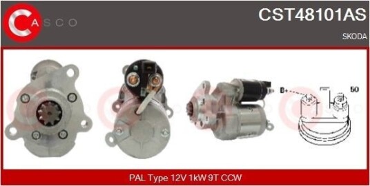 CASCO CST48101AS Starter CASCO CST48101AS Starter