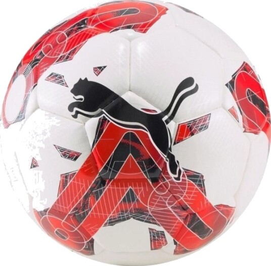 Fotball Puma Orbita 5 Hybrid Hvit Og Rød 83783 02 (4) Fotball Puma Orbita 5 Hybrid Hvit Og Rød 83783 02 (4)