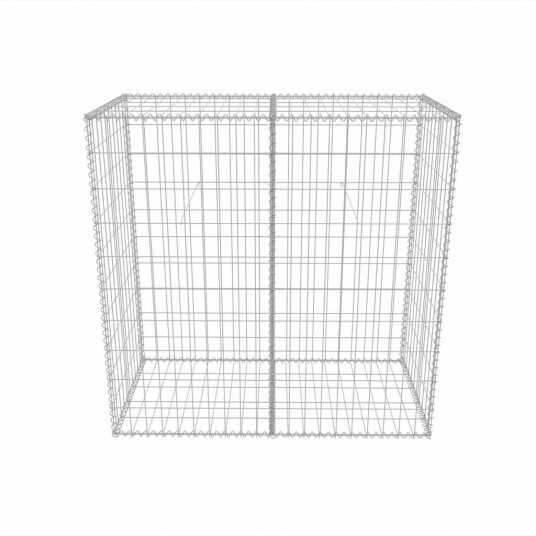 vidaXL Gabionkurv galvanisert stål 100x50x100 cm