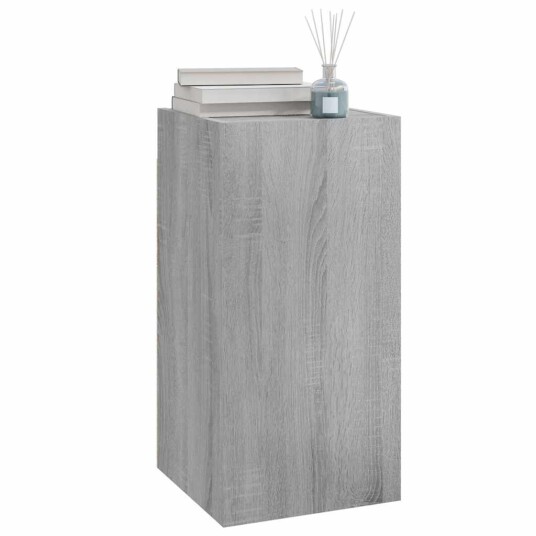 vidaXL TV-benk grå sonoma 30,5x30x60 cm konstruert tre