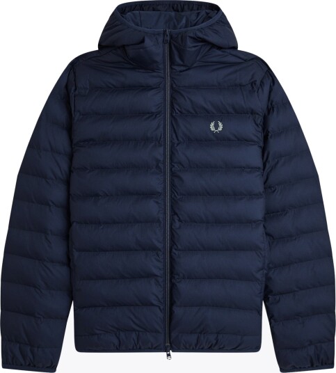 Fred Perry Hooded Insulated Jkt Navy S