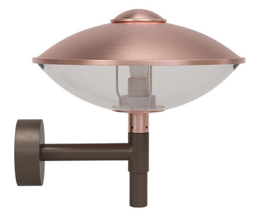 Fritz Hansen - HL410 Utendørs Vegglampe Copper/Clear - Lampemesteren