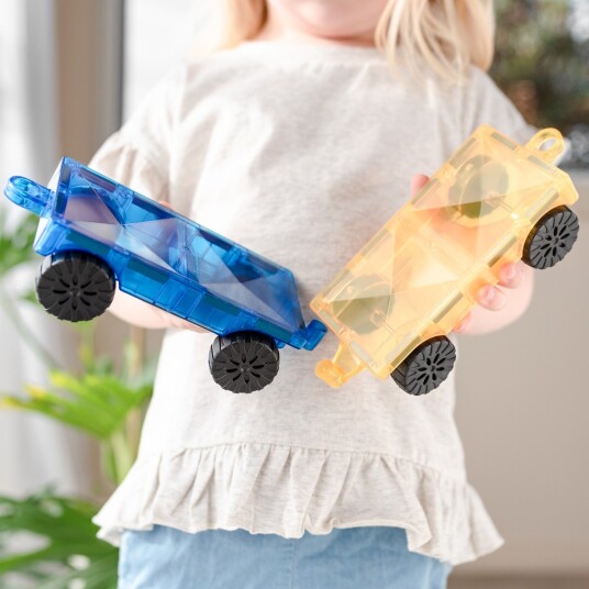 Connetix Rainbow Biler 2 stk Connetix Rainbow Biler 2 stk