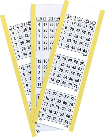 Bingobrikker Gul - 100-pakning Bingobrikker Gul - 100-pakning