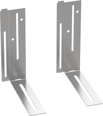 Hansgrohe Monteringsbrakett for uBox - 2 stk Gulvsluk i Rustfritt Stål Hansgrohe Monteringsbrakett for uBox - 2 stk Gulvsluk i Rustfritt Stål