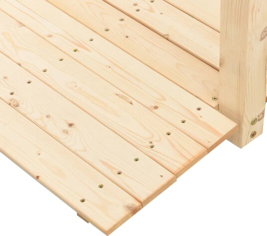 vidaXL Hagebro med kjettingrekkverk 150x67x56 cm heltre gran vidaXL Hagebro med kjettingrekkverk 150x67x56 cm heltre gran