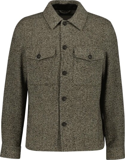 Gant Reg Herringbone Overshirt Brown S