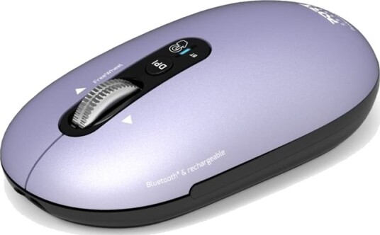 Port Connect Pure Color Mus Ladbar Optisk 5 Knapper Trådløs Bluetooth Iris